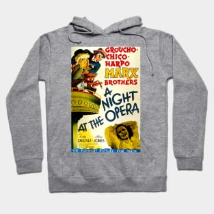 Classic Comedy Movie Poster - A Night at the Opera Hoodie